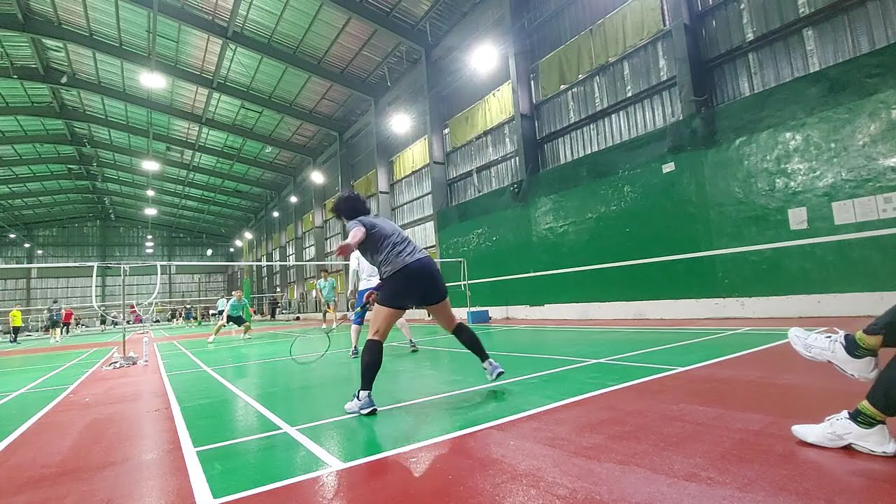 20260208豐盛羽球隊-姊夫與科佑哥兒子 VS 冬蜂姐與我