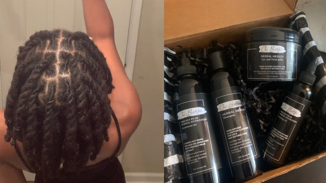 Wash, Retwist and Style on Locs | Che Butter Herbal Products 🌱