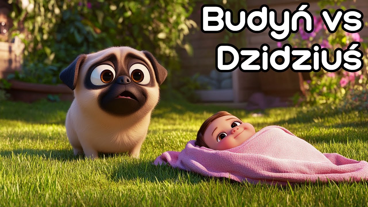 Mops Budyń vs Dzidziuś 👶 | Bajka audiobook dla dzieci 🌙