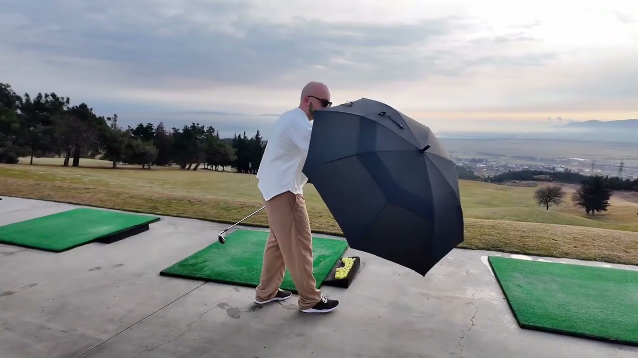 The exquisite golf umbrella is designed specifically for those who love golf! #review #ugccreator