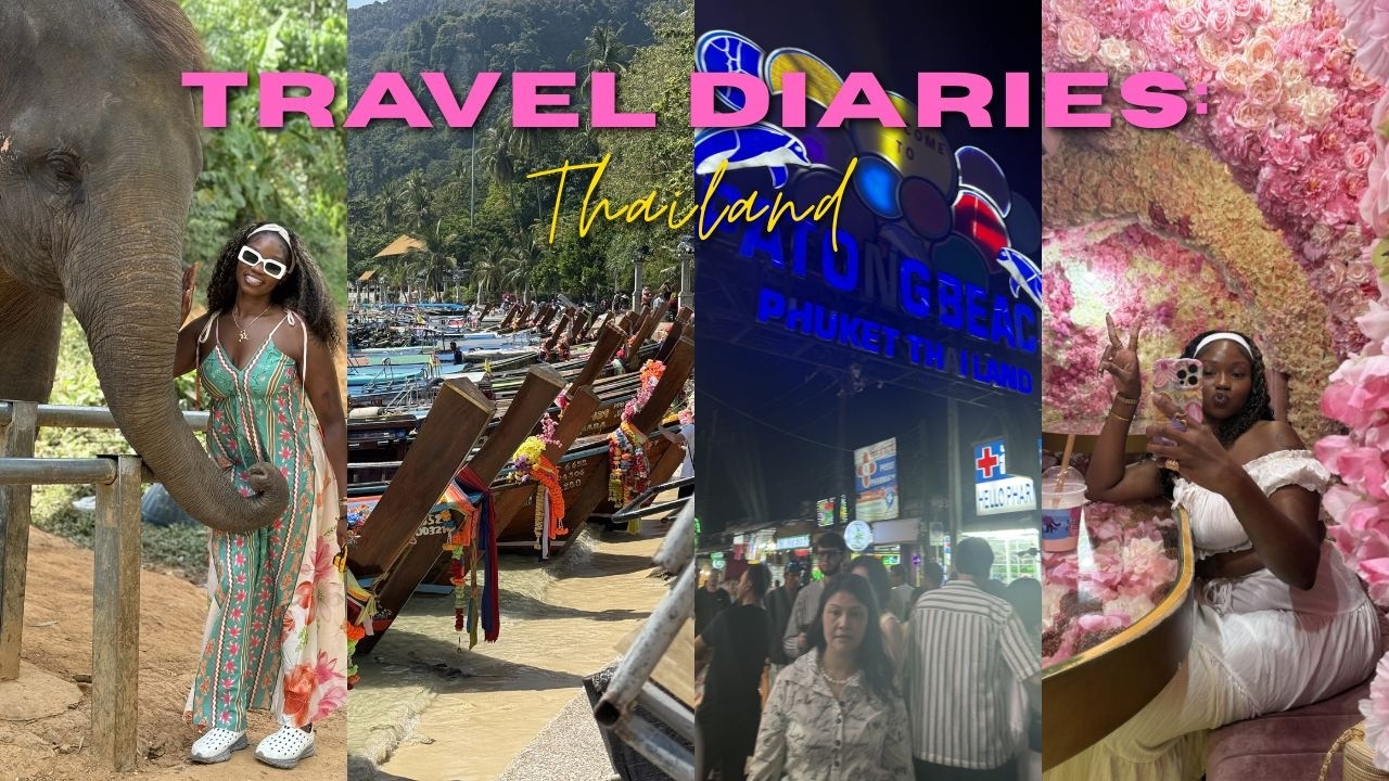 Thailand Travel Vlog 🇹🇭 | Phuket, Phi Phi Islands, & Longtail Boat Tour