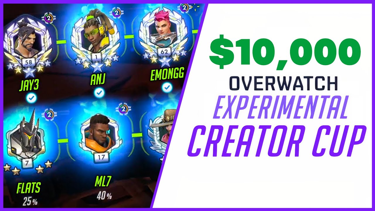 $10,000 Overwatch Experimental Tournament w/ Emongg, Flats, mL7, MORE