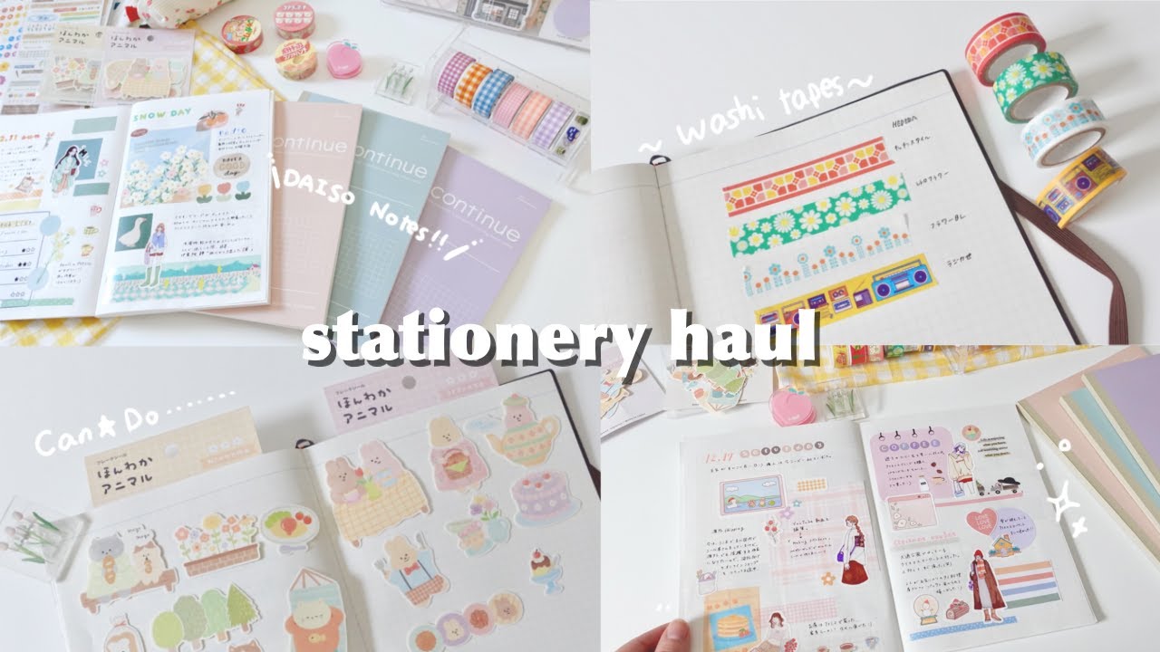 Мои канцелярские рекомендации! Наклейки для украшения блокнота и лента Washi!