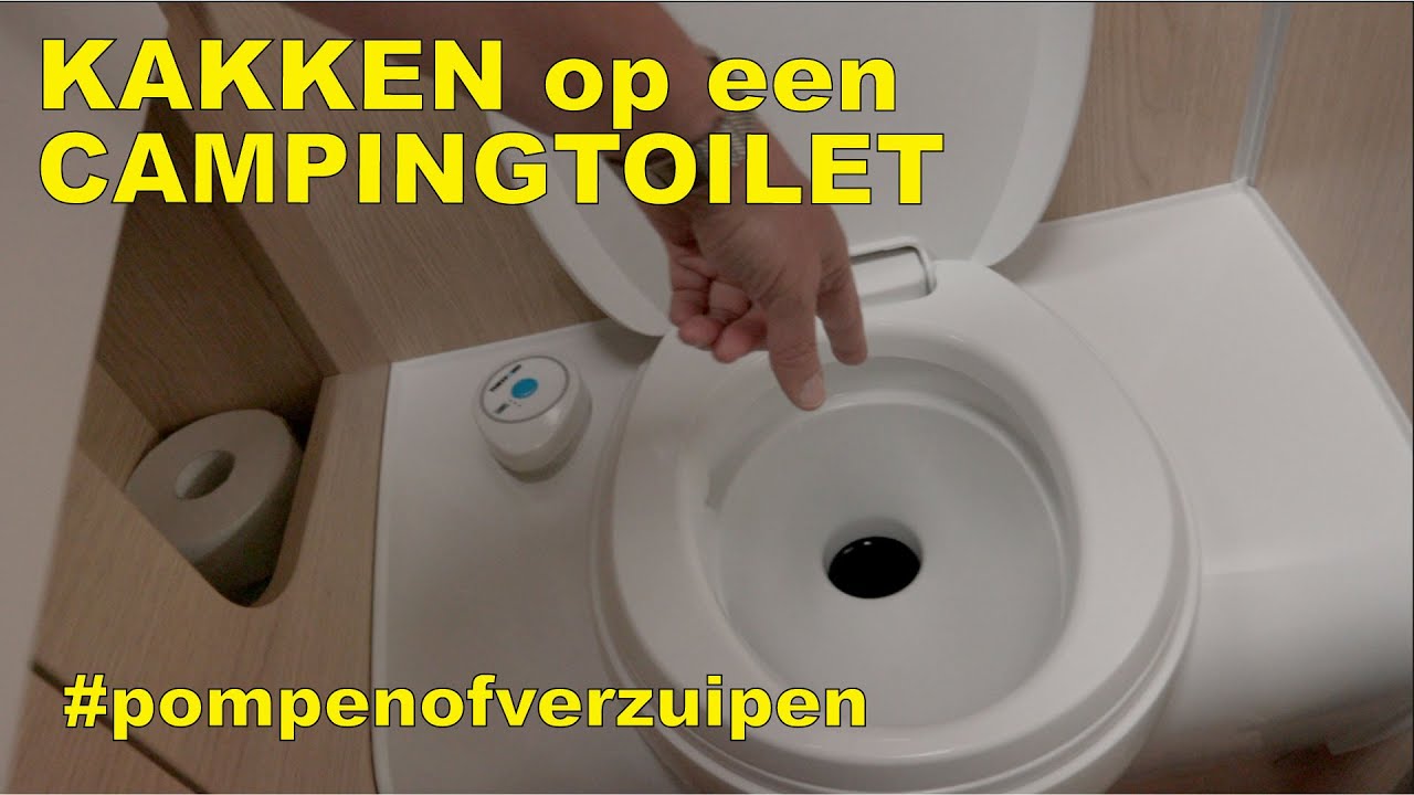 KAKKEN op een campingtoilet - Campingtrend