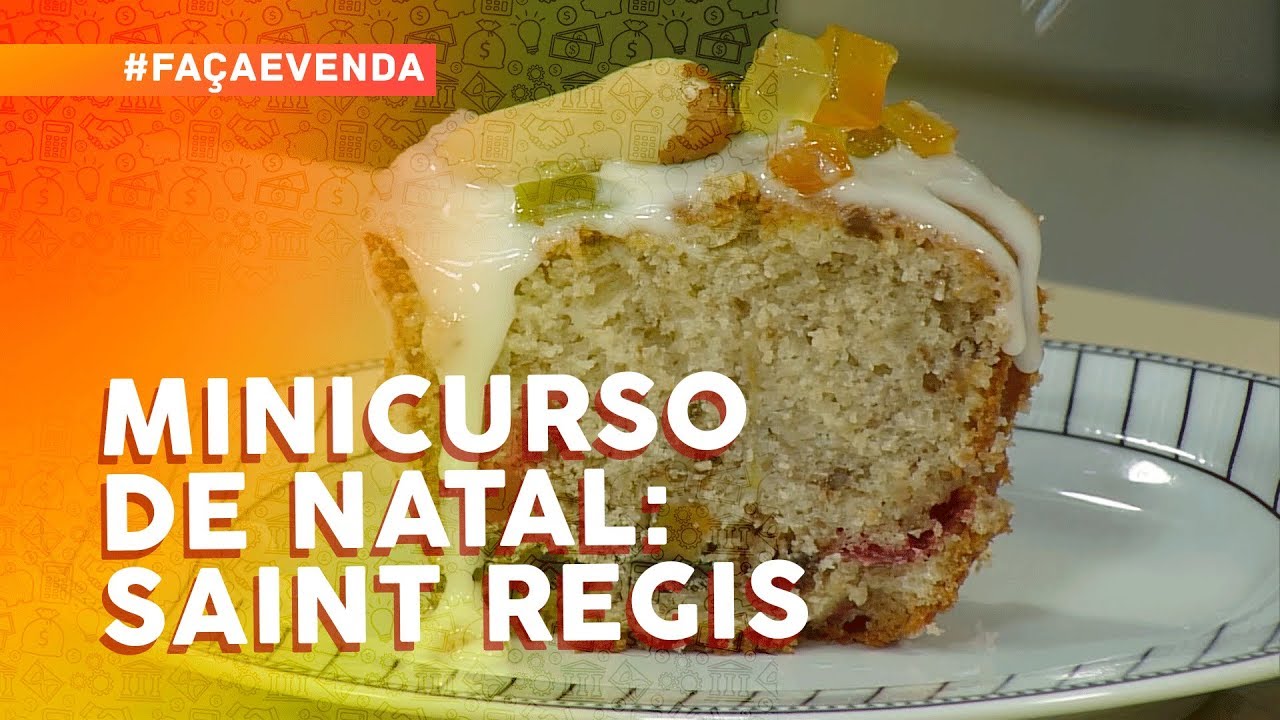 Minicurso de Natal: Bolo Saint Regis
