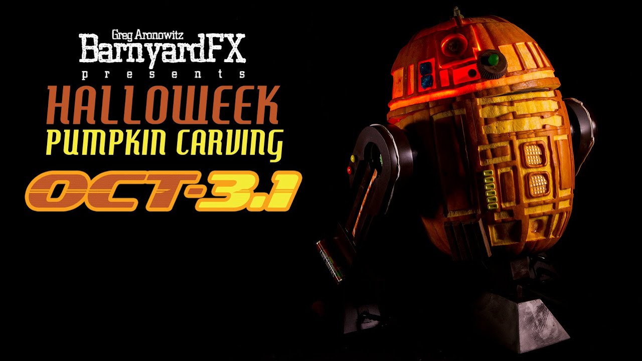 R2D2 Remote Controlled Pumpkin - HALLOWEEK