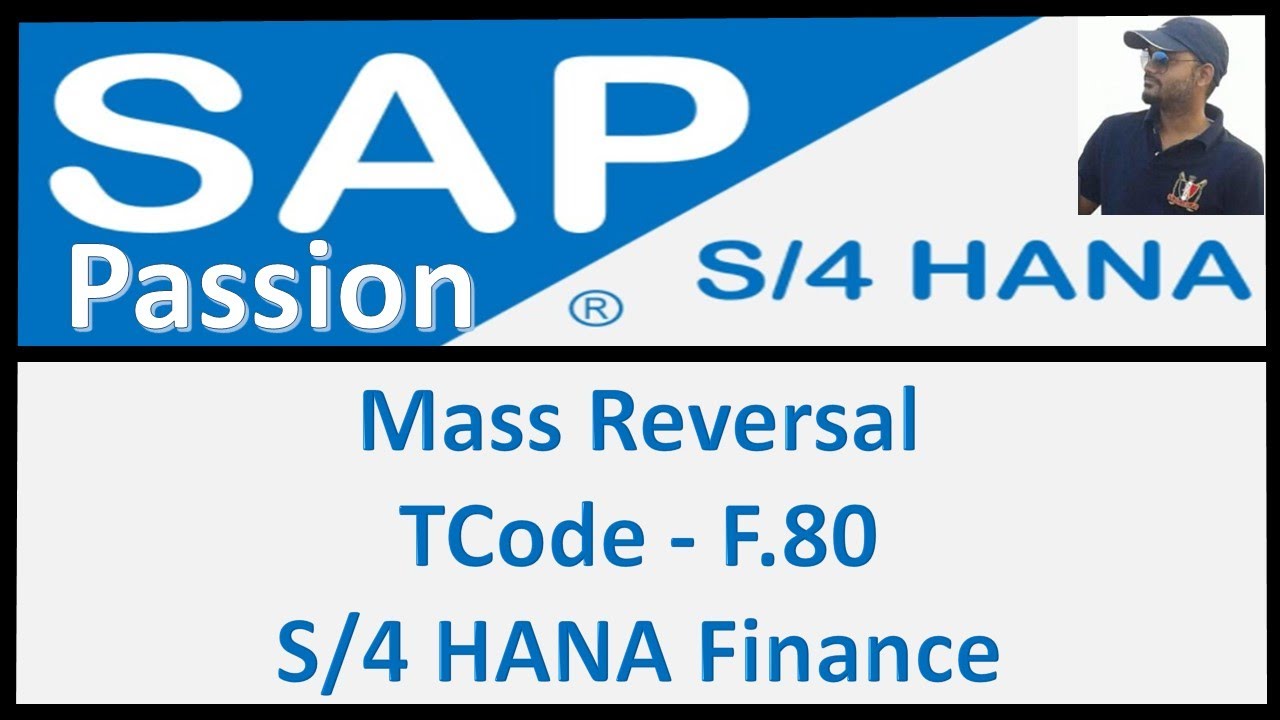Mass reversal | F.80 | SAP S4 HANA Finance