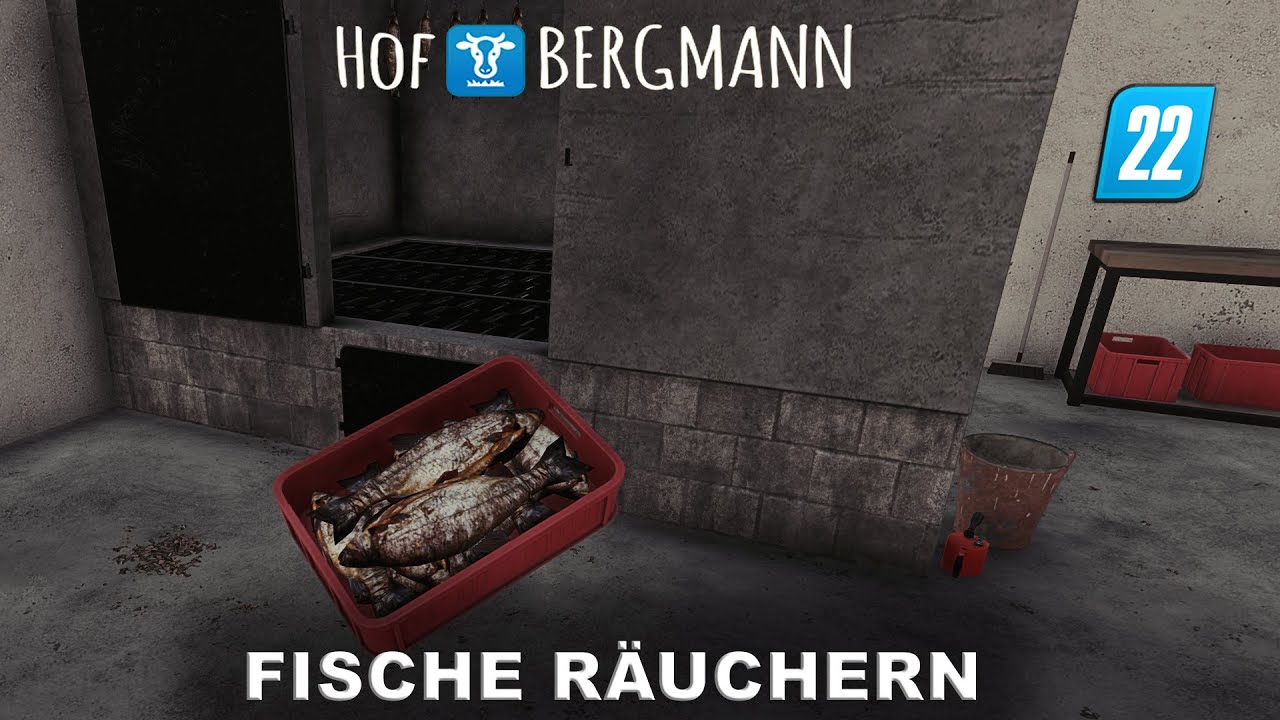 LS22 - Hof Bergmann - Frühlings Update 1.2.0.0 - Fische räuchern im LS!