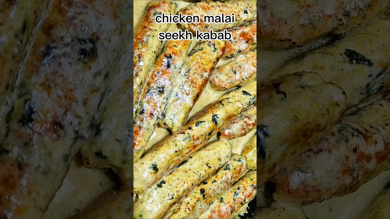 Chicken Malai Seekh Kabab 😍 |Juicy Chicken Kabab That Melts 🤍