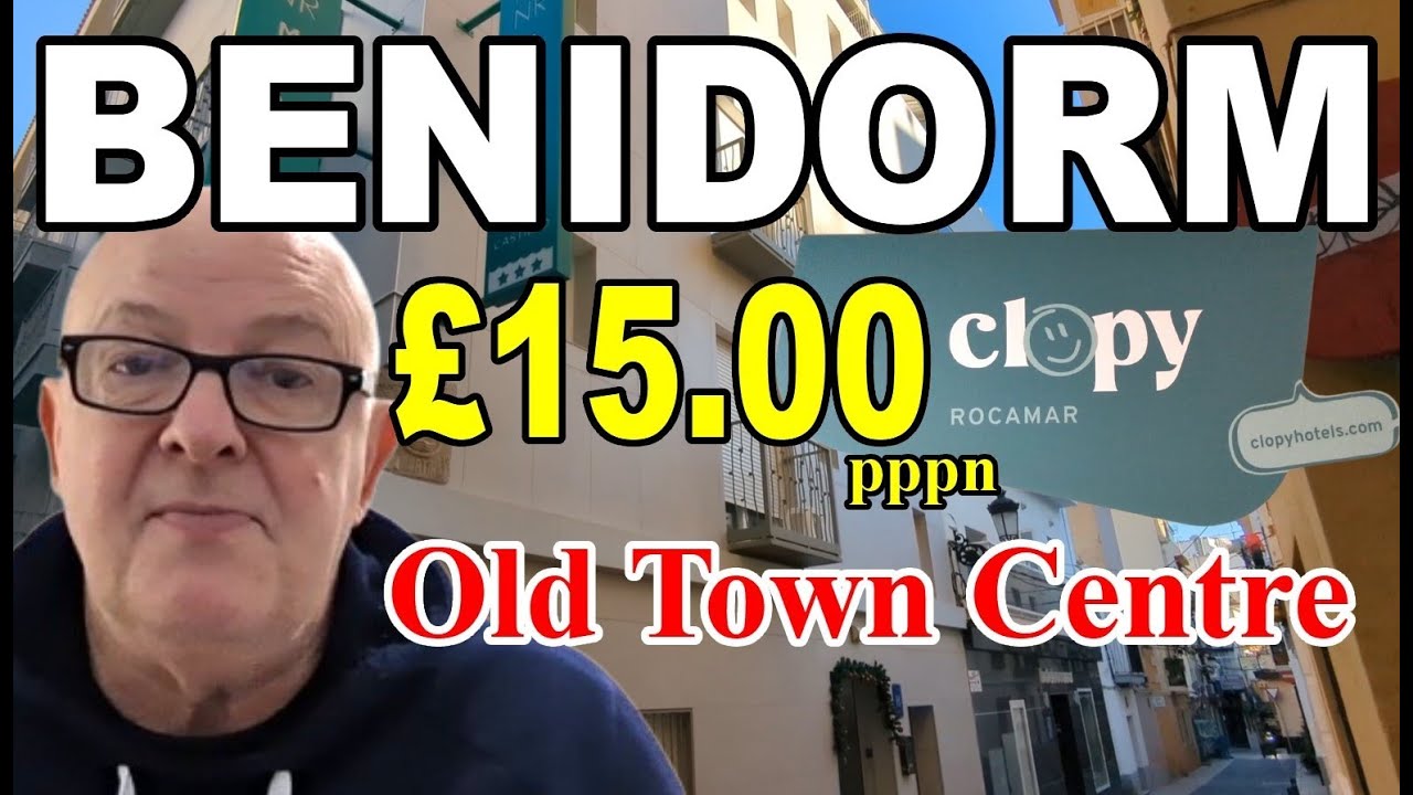 CLOPY ROCAMAR HOTEL Benidorm Old Town, £15 each, Great Location