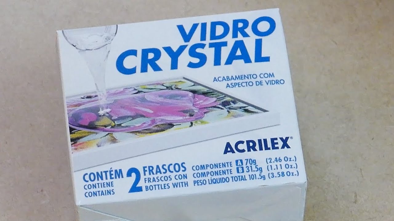 Vidro Crystal Acrilex