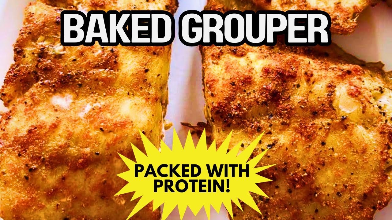 Baked Grouper Recipe 🐟 Melt-in-Your-Mouth Seafood Masterpiece in 14 mins 🔥 Flaky & Juicy Perfection!