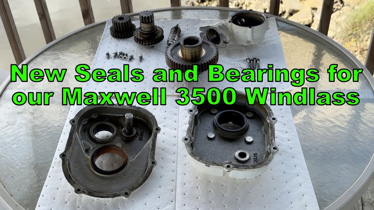New Seals and Bearings for our Maxwell 3500 Windlass