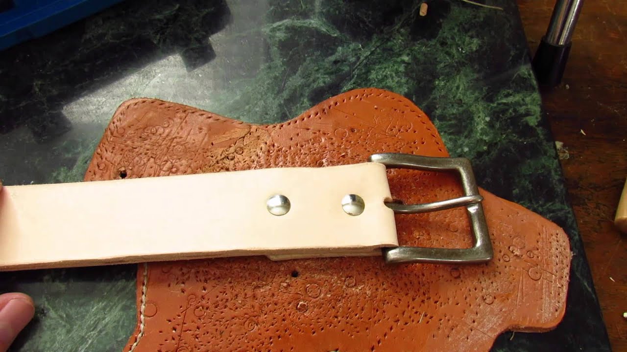 Building a Gun Belt (The Entire Process)