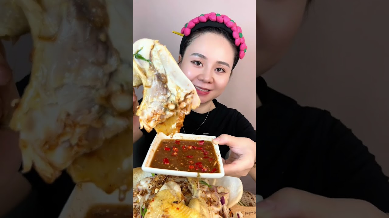 Mời mọi người Mukbang Cháo Gà Nấm, Gà Luộc Chấm Muối Tiêu, Gỏi Gà Măng Cụt, Gà Hấp Mắm với em nghen