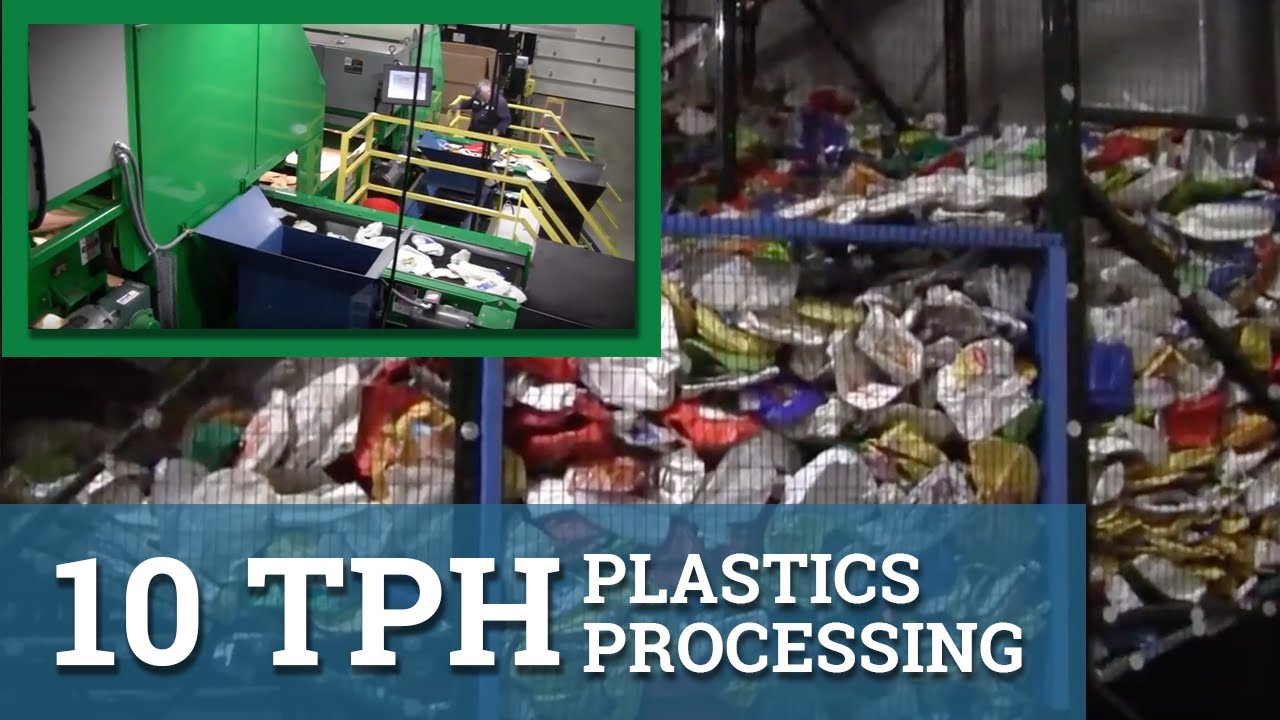 Plastic Optical Sorting System Casual Living 10TPH Baled - Green Machine