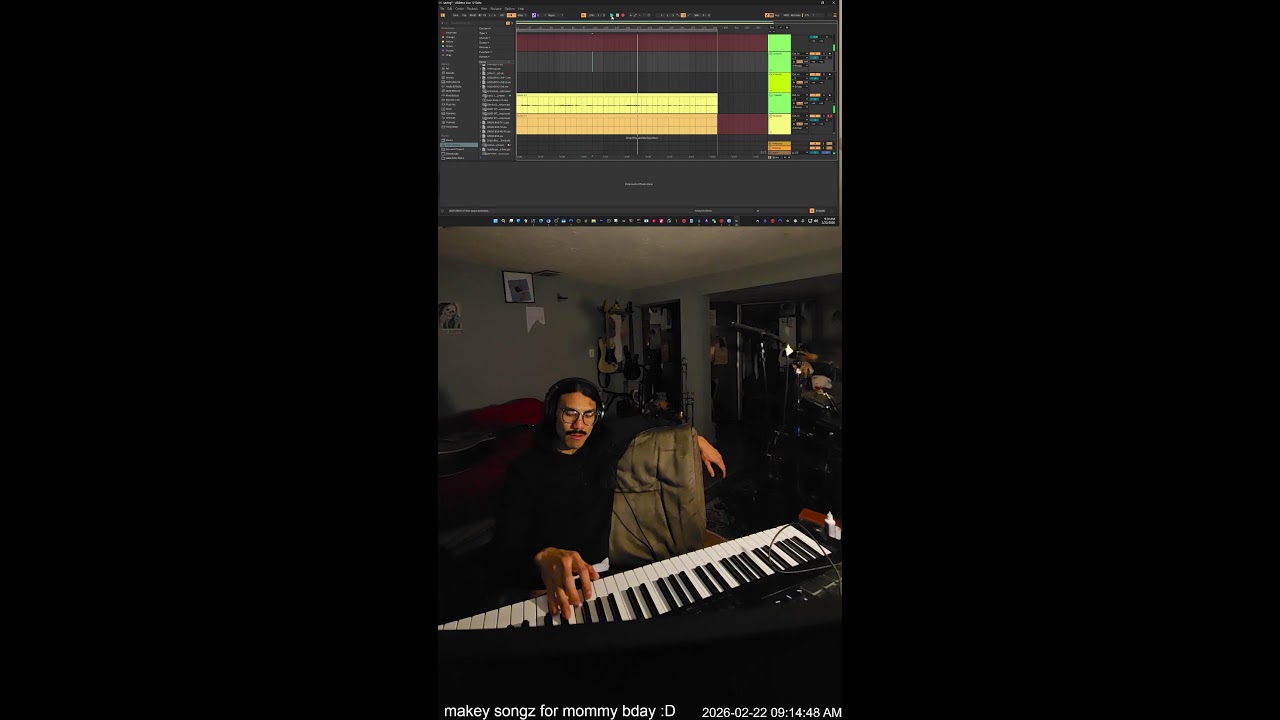 makey songs for my mom's bday! :D