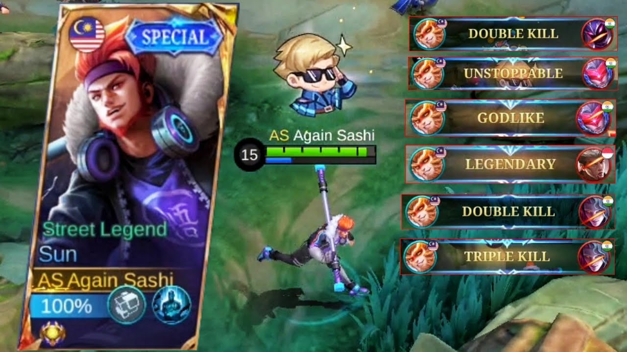 WTF!! SUN LATE GAME - Enemy is Shocked in late game 😲|| ( MUST WATCH ) -Top 1 Global Sun Gameplay