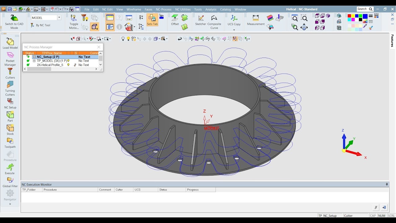 Cimatron 15 Yeni 2.5 Eksen Helisel Takımyolu