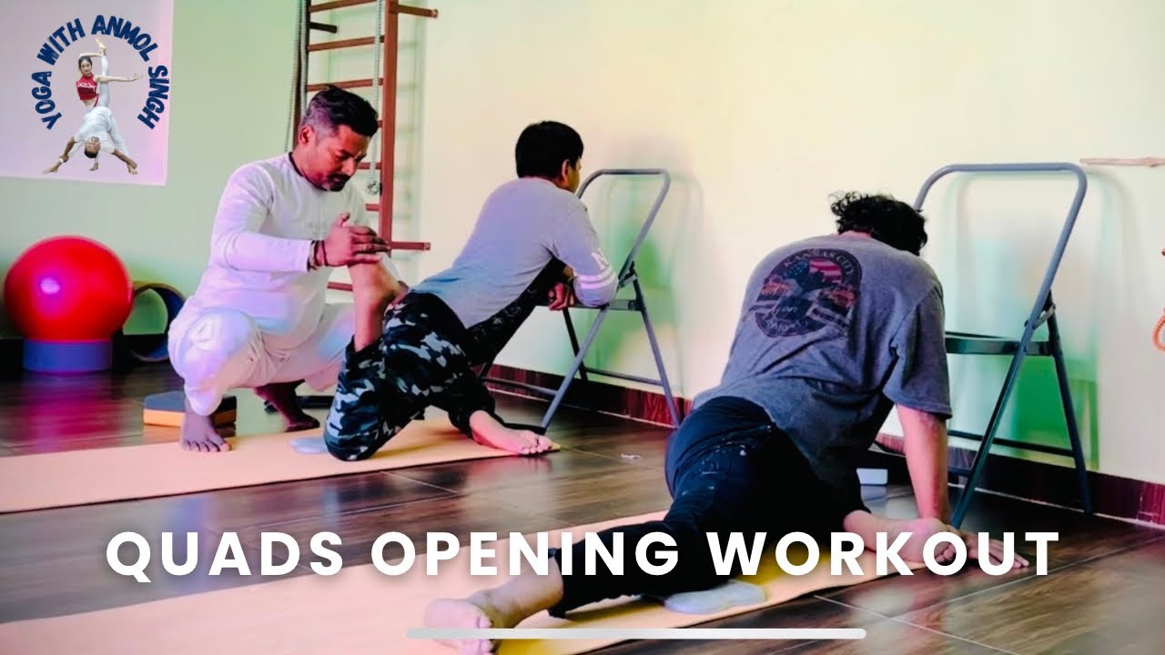 Quads Opening Workout | Yoga For Hip Flexors | Anmol Singh #yoga #quads #health