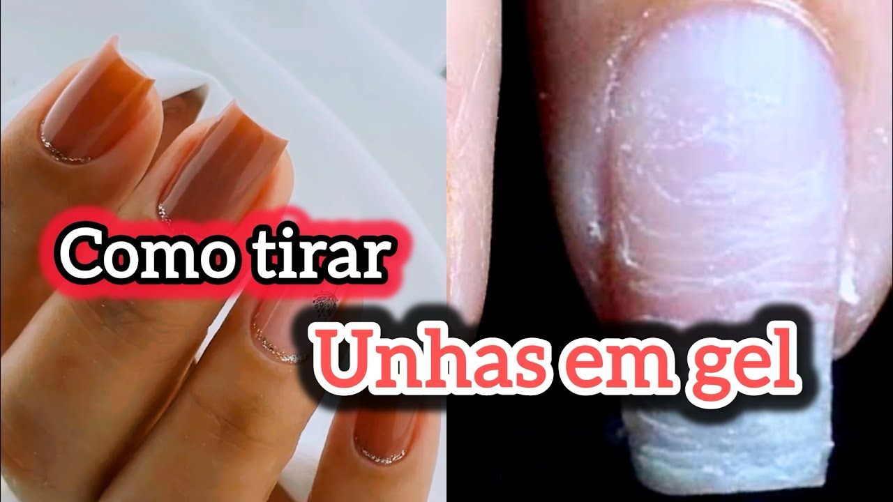 TIRANDO UNHAS EM GEL * fácil ￼*