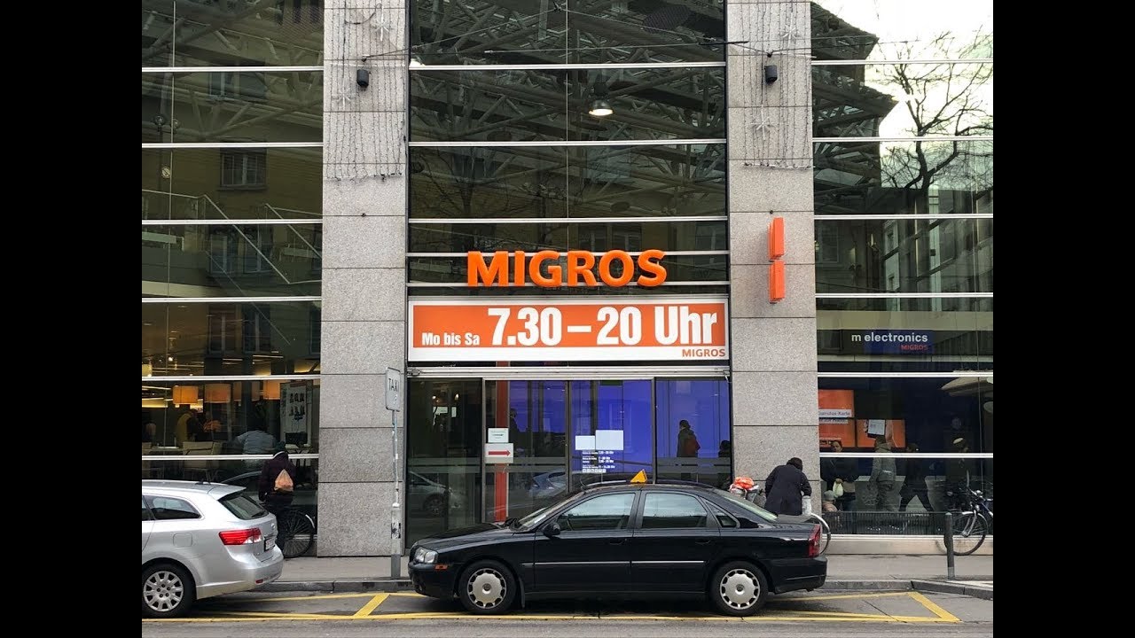 Цены в супермаркете MIGROS.Цюрих  28.12.2017год.