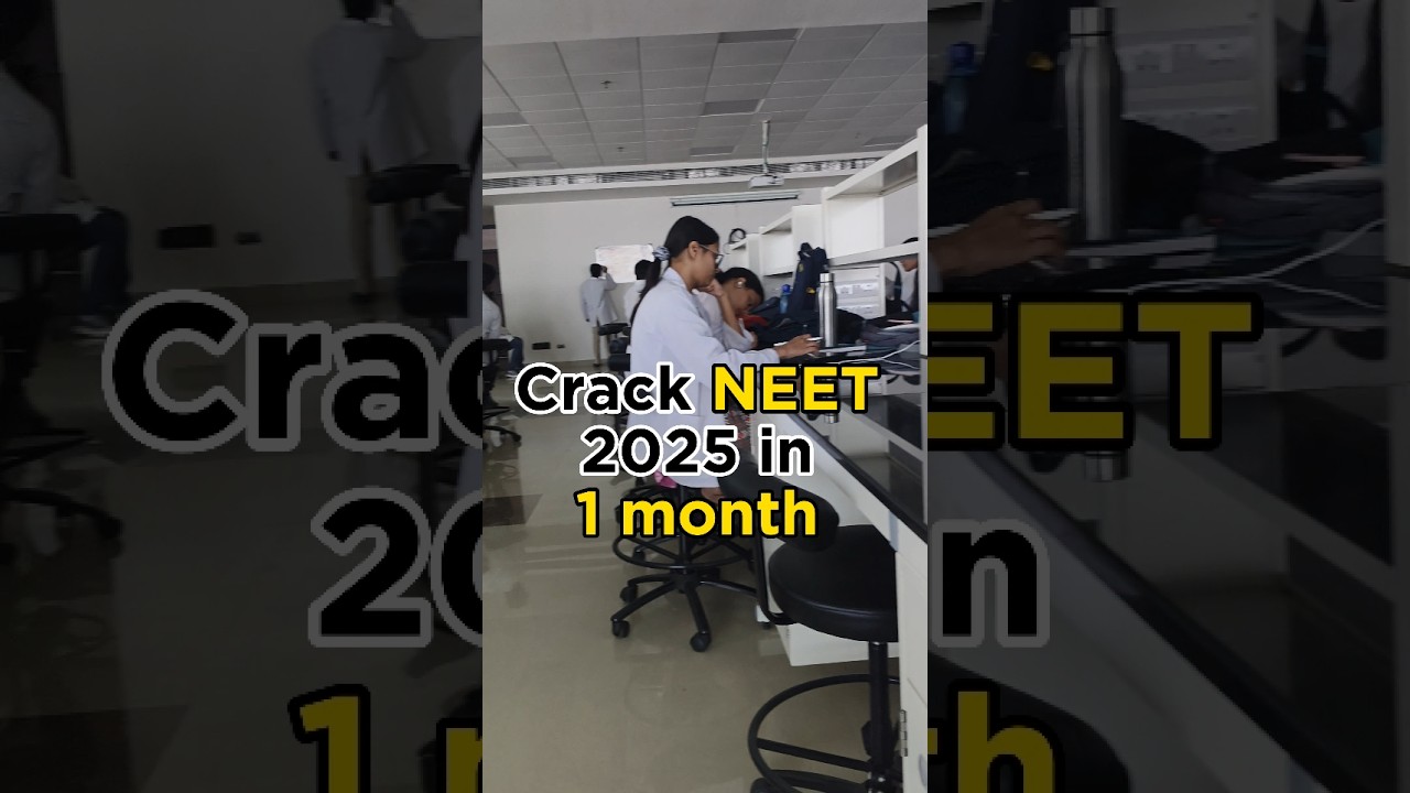 Want to crack NEET 2025 in 1 month - Here's the secret 🤫 #neet #neetmotivation #aiims #shorts