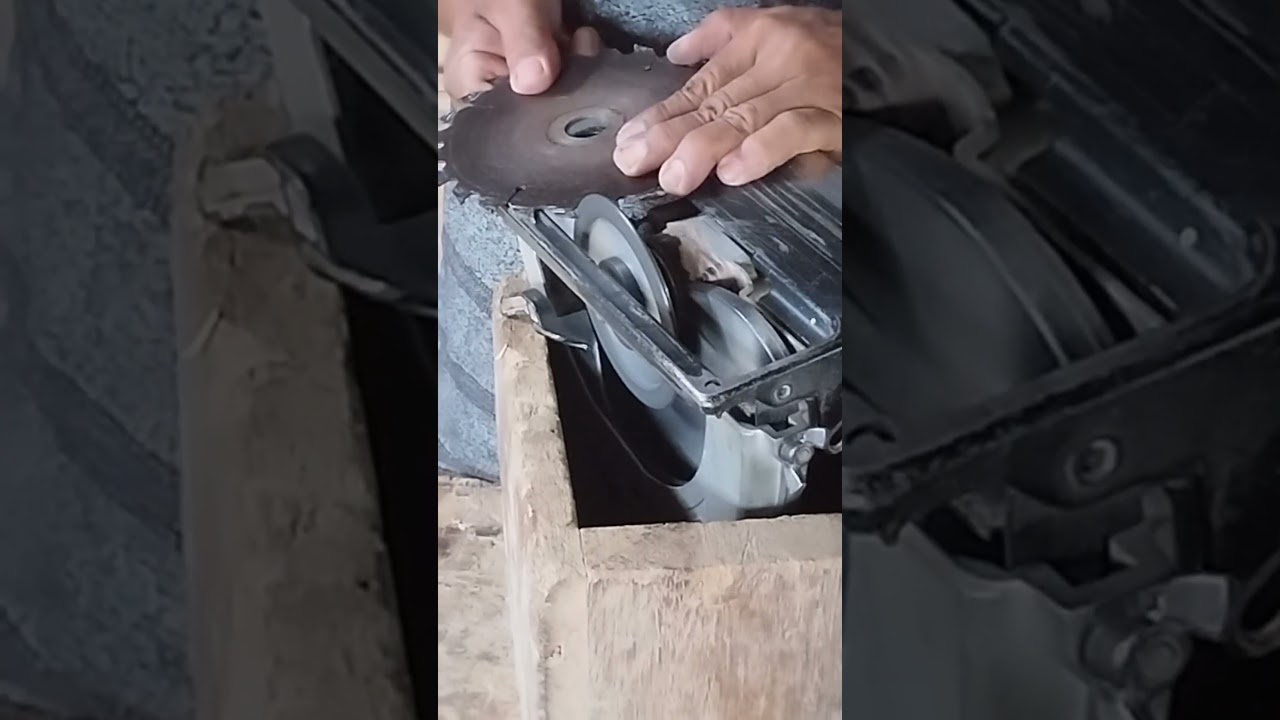 Tutorial mengasah mata besin potong #woodworking #mimi perabot