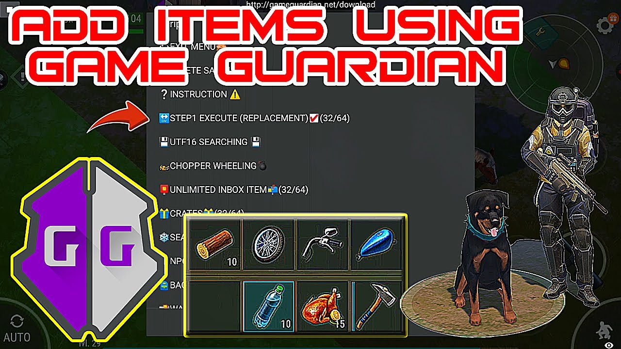 ADD ITEMS USING GAME GUARDIAN | GAME GUARDIAN NO ROOT | LAST DAY ON EARTH v1.39.6