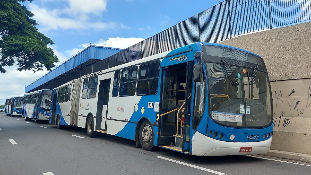 Movimentaçao De Onibus Terminal ViDa Nova Campinas Sp area 1 azul Claro
