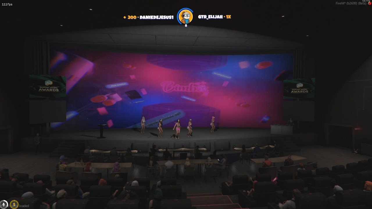 Bimbos with Saint Noelle Performance at Nopixel Music Awards