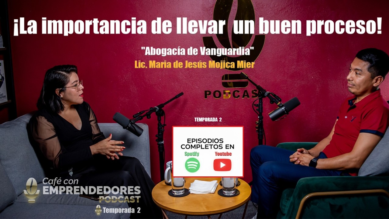 MARÍA DE JESÚS MÚJICA MIER || NUEVO EPISODIO EN CAFÉ CON EMPRENDEDORES 🎙✨