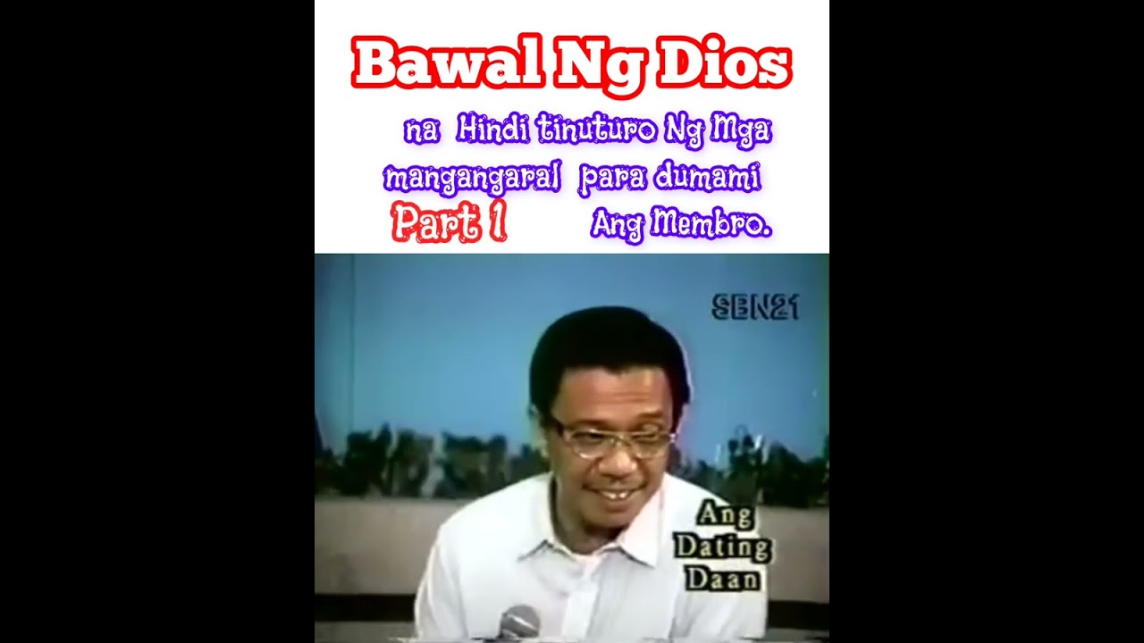 mga bawal Ng Dio's..brother Eli.#brothereli #elisoriano #mcgi