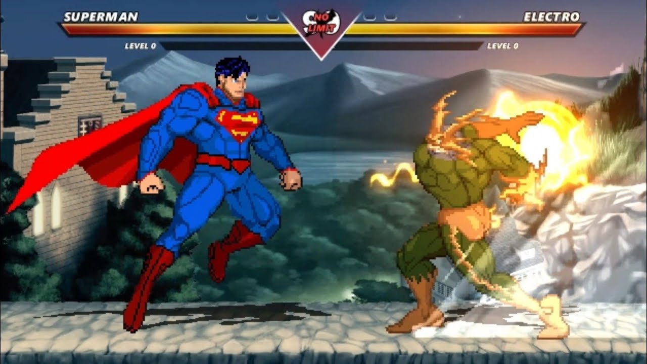 SUPERMAN vs ELECTRO - Exciting High Level Fight!