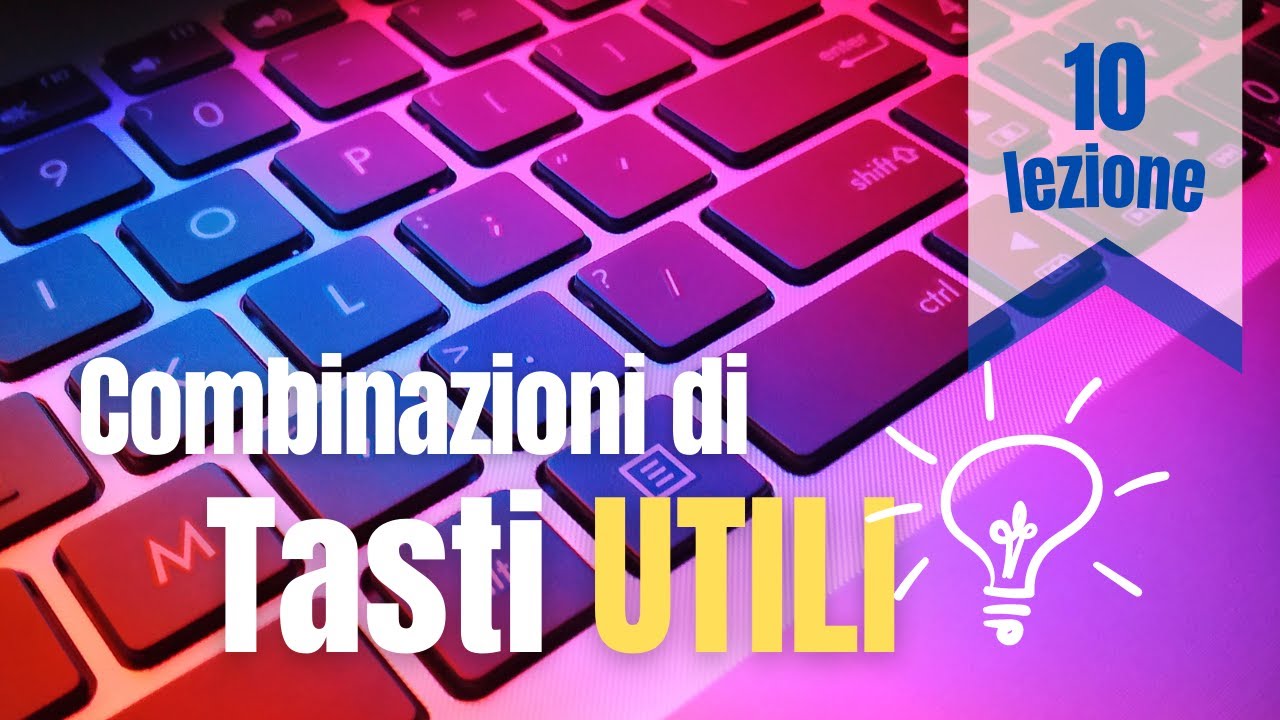 Sbloccare un PC, stampare, fare zoom e bloccare lo schermo - Tutto con la tastiera del computer