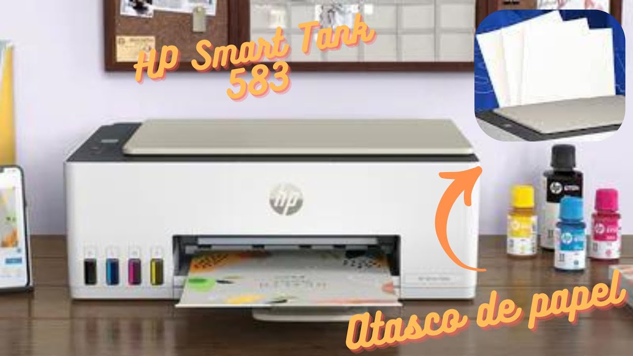 Solución definitiva Atasco de papel HP Smart Tank 583 la hoja no pasa por una obstruccion de objeto