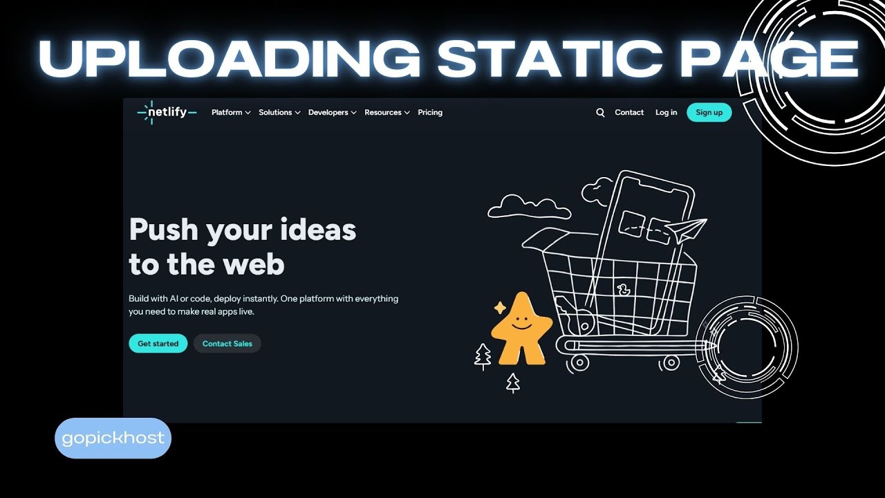 Uploading & Hosting a Static Website on Netlify