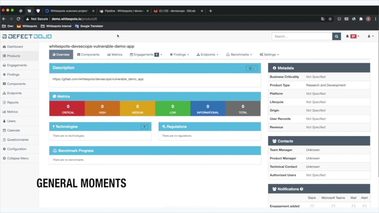 [DevSecOps] How to work with DefectDojo (if you don’t have a whitespots portal)