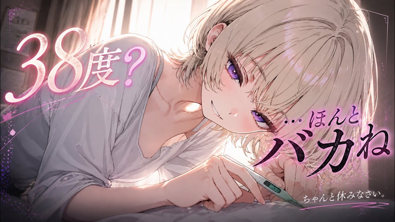  【ヤンデレ彼女】風邪で弱った彼氏に優しく看病…でも「嫌って言ったら…」【依存甘々・束縛看病シチュボ】｜男性向け ASMR