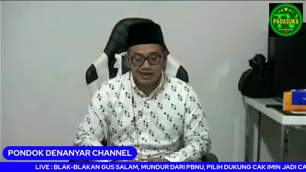 BLAK-BLAKAN GUS SALAM, MUNDUR DARI PBNU, PILIH DUKUNG CAK IMIN JADI CAPRES