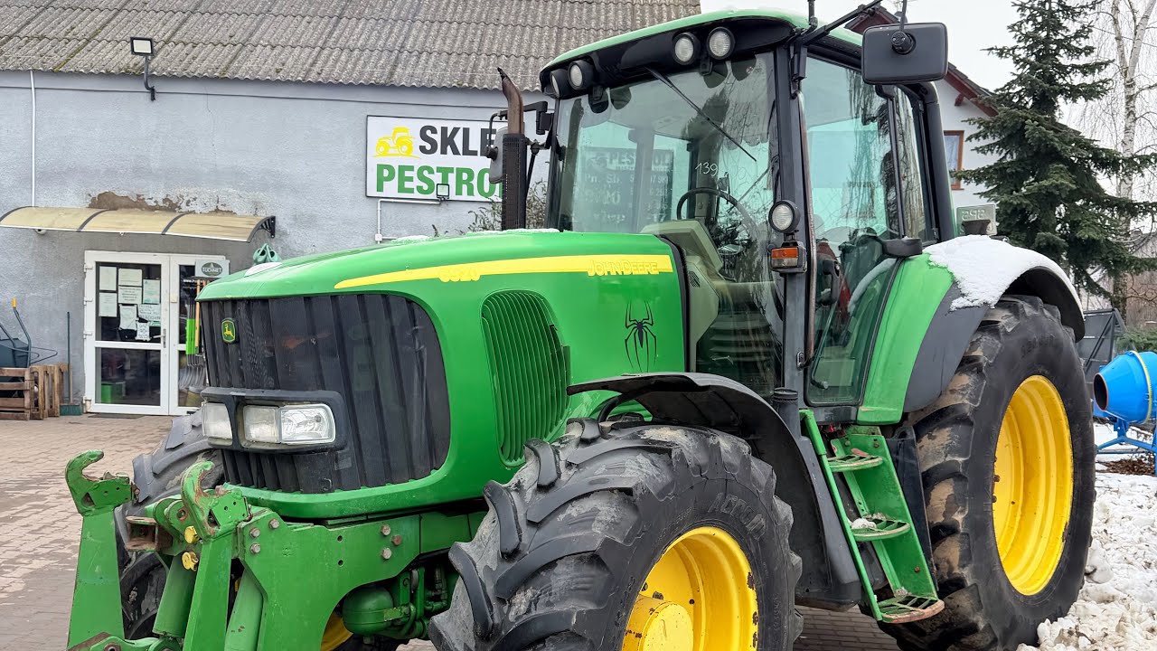 JOHN DEERE 6920 TLS POWERQUAD, pneumatyka 2 i 1 obwodowa, amortyzowana kabina, prezentacja 