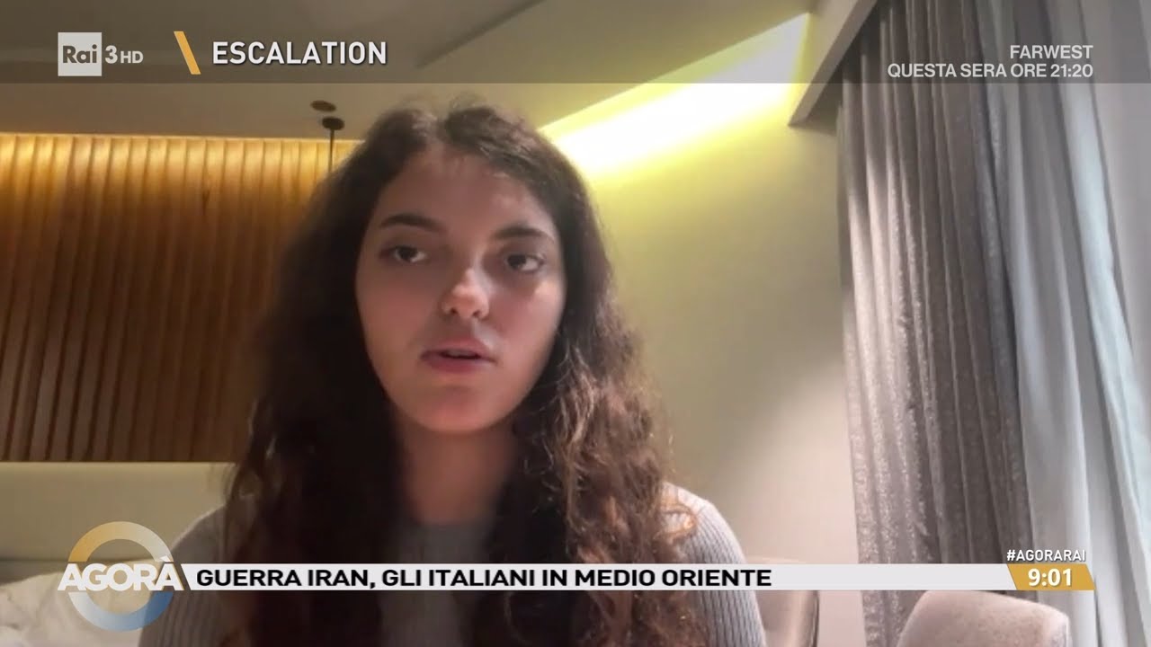 Paura tra gli italiani a Dubai tra missili e voli bloccati - Agorà 03/03/2026