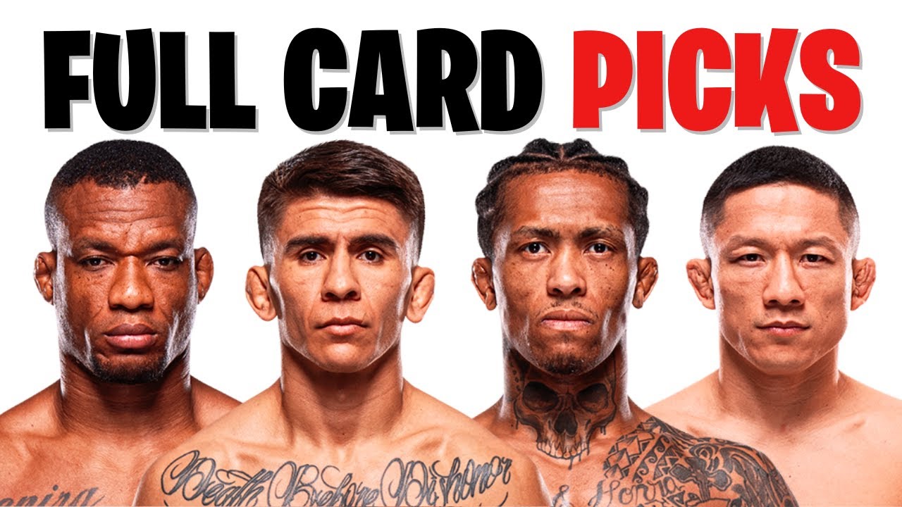 UFC Fight Night Bautista vs Oliveira Full Card Predictions & Breakdown