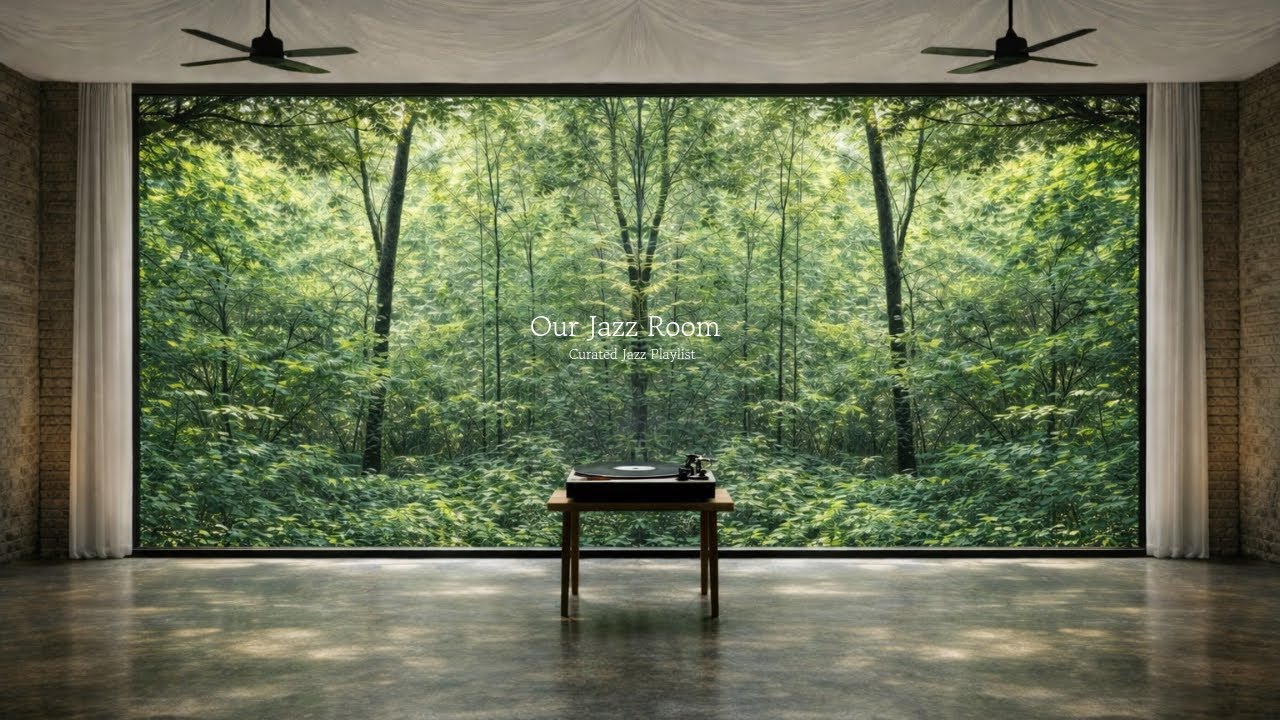 [Playlist] 숲속 힐링재즈 🌿 | Cozy Forest Jazz for Cafe, Work & Study