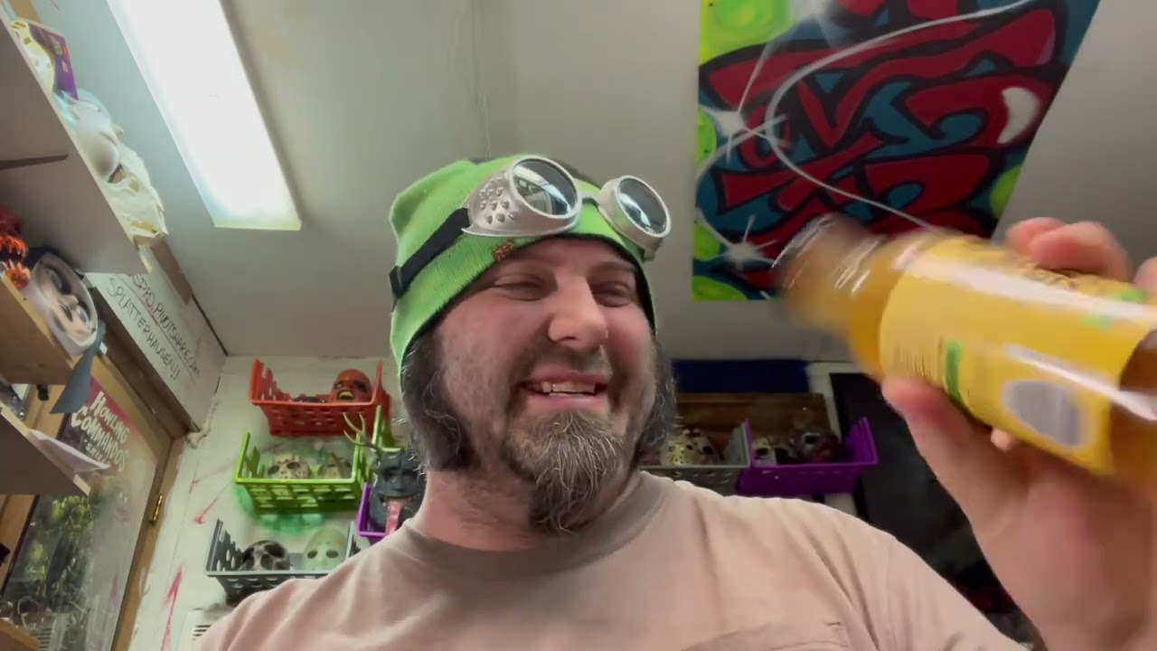 Me & the Bees Lemonade 12 oz bottle chug