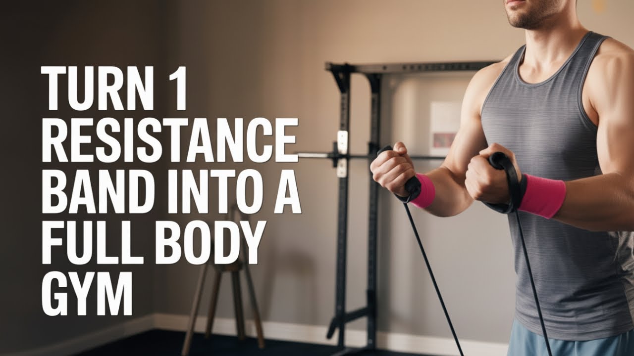 Full Body Resistance Band Workout at Home (No Gym Needed)