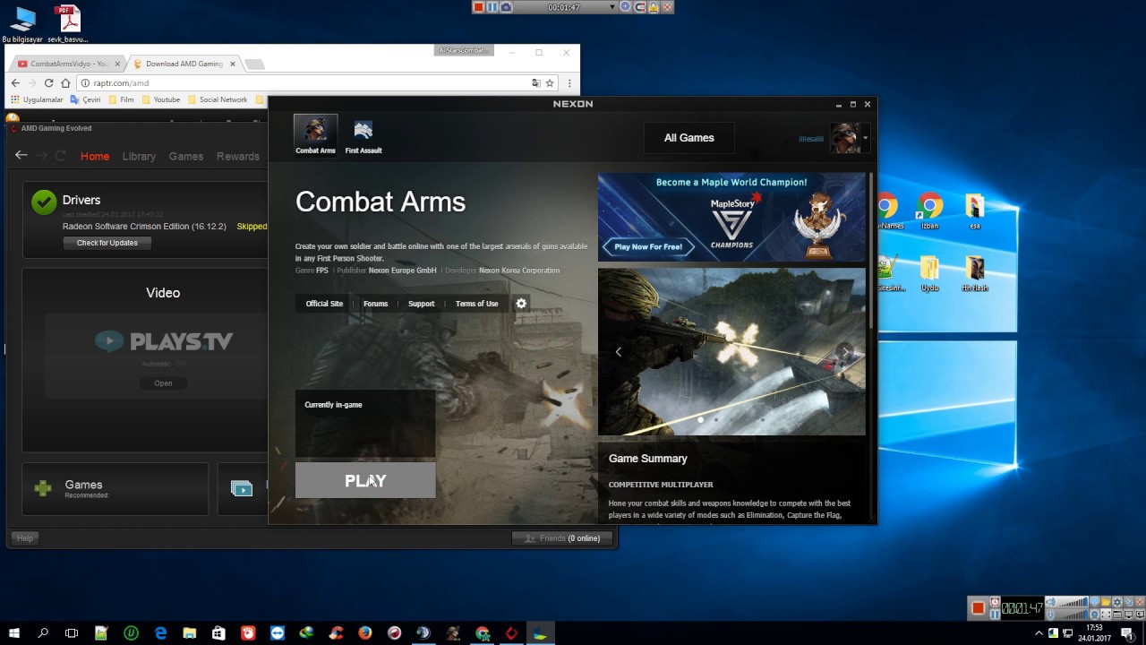 How to Record by AMD Gaming Evolved App | All Stars | Combat Arms