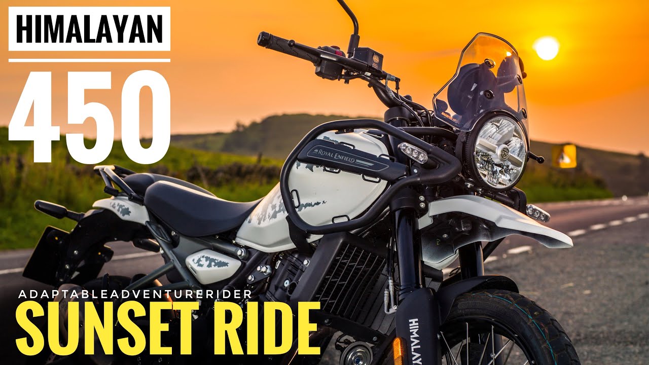 Royal Enfield Himalayan 450 - chasing sunsets on India’s awesome adventure motorcycle 