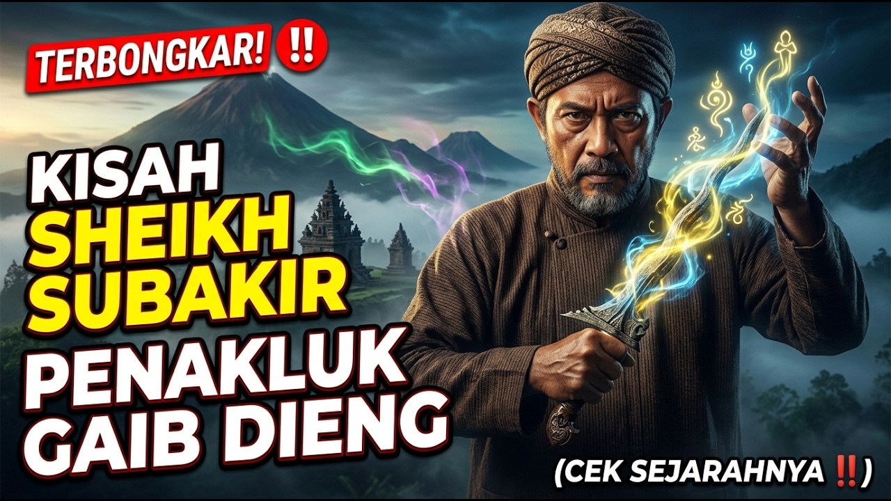 TERUNGKAP‼️ Kisah Syekh Subakir Penakluk Kekuatan Gaib Dieng yang Disembunyikan‼️