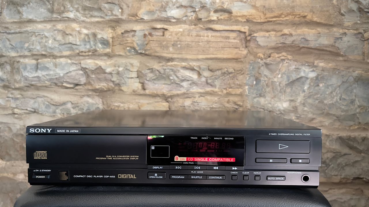 SONY CDP-M55 MIDI CD PLAYER 1987 MADE IN JAPAN